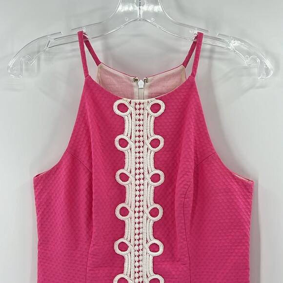 Lilly Pulitzer Women's Annabelle Top - Pink/White - 2 - Picture 2 of 5